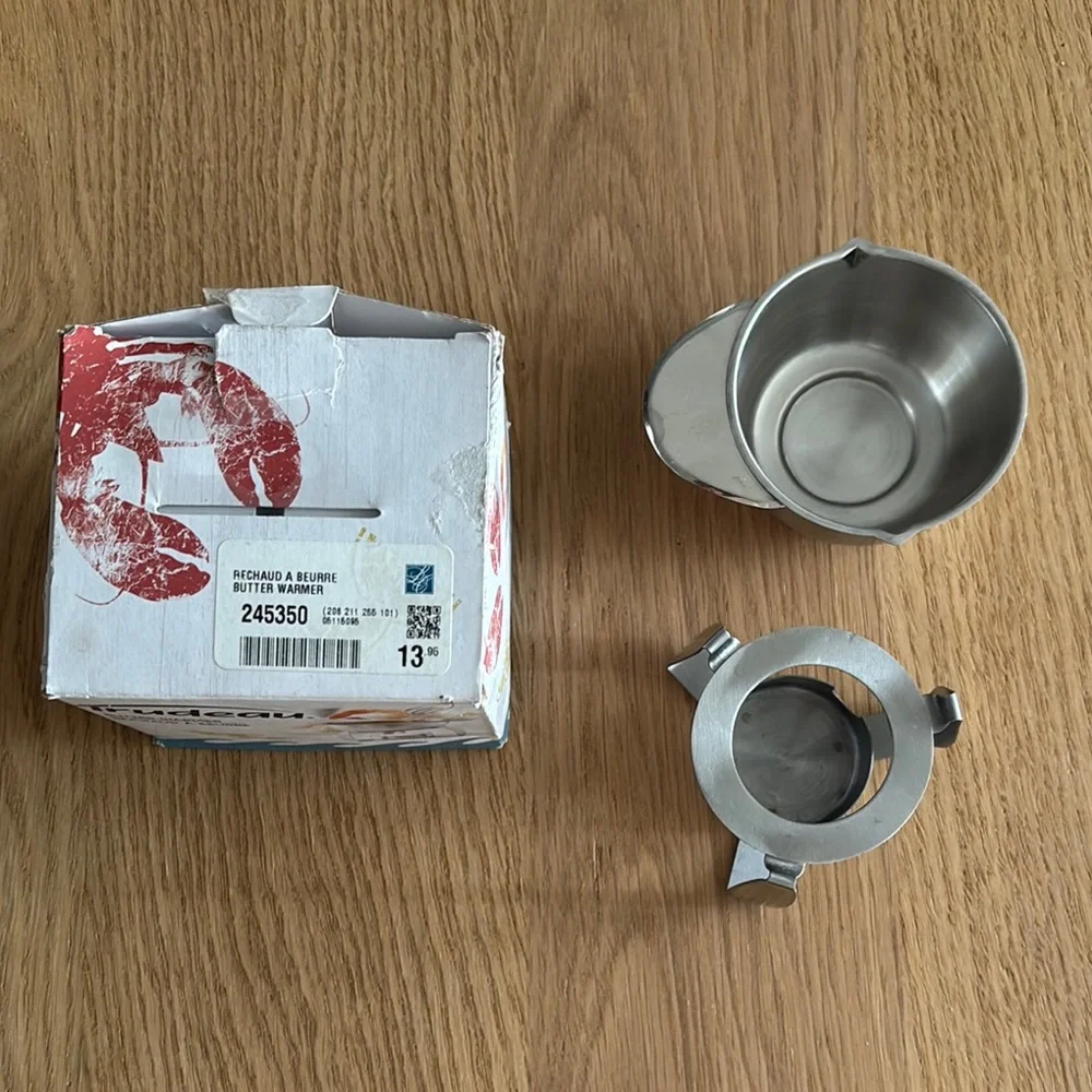 $8 Trudeau Silver Butter Warmer - Picture 2 of 9